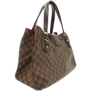 Louis Vuitton Ebene Tote Damier Brown Bag Greet